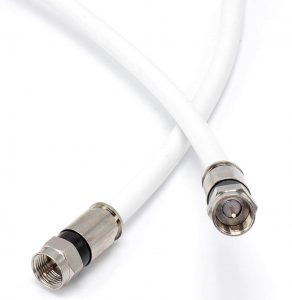 THE CIMPLE CO White RG6 Coaxial Cable for Internet