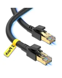 Two 6ft Dasook Cat 8 Ethernet Cable